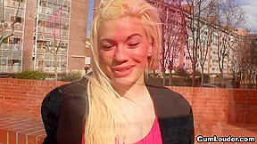 A hot sweetheart fucking by the booty anew cuz this babe desires her little arse broken
