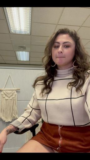 Masturbating at the Office