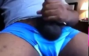 Verbal Hung Black Stud Jerk Off & Cum