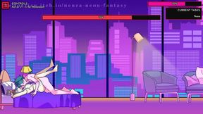 Cute Anime Chick Enjoys Erotic NEURA –NEON Fantasy Day 3