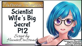 Nerdy girl scientist wife gags on deepthroat while hubby watches