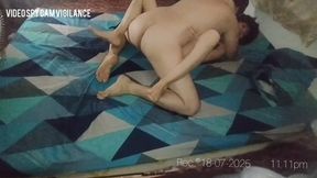 Secret Surveillance Camera recorded my wife being fucked hard by the butcher. This is how this bitch pays off debts