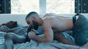 NoirMale: Slamming hard plus muscled ebony jock Papi Suave