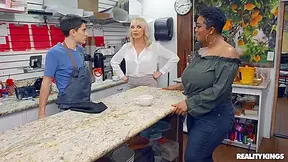 Dana Dearmond And Layton Benton In Jordi Lil Barista