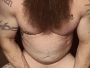 Cock ring getting bearded Viking off