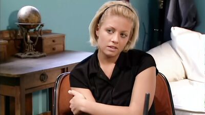 Watch Lee Stone & Randi Storm pound a young blonde's tight pussy with experience and skill