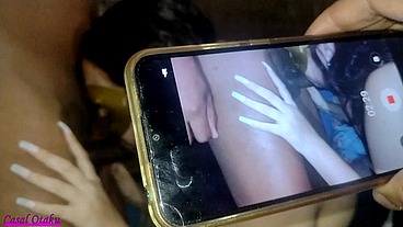 Realizando fetish Cuckold com a esposa Otaku