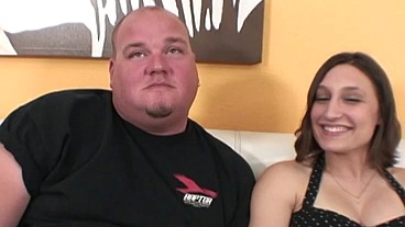 Janie Hot Brunette Gets Boyfriend's Cock Deep Way In Mouth & Cunt Facialaed