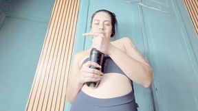 Bizarre Burps From Idiot Girl's Nose - By Kiara Nissei - Clip Full