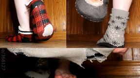 Trashed Slipper Socks