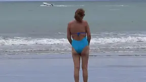 Wife gets caught cheating on the beach with another man