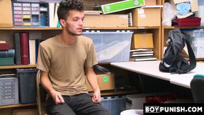 Young perp's intense anal banging by an officer with a big, thick dick in a steamy scene