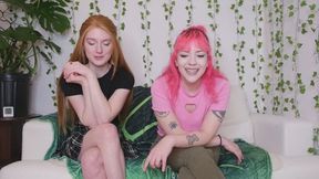 2 girls watch you fuck your ass