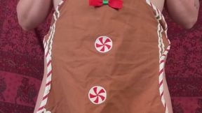 I Suck & Play with My Tits in My Gingerbread Apron