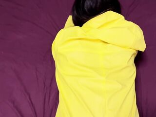 Yellow Raincoat Sexy Screwing