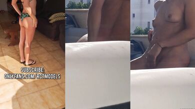 Sneaky wife fingerfucks alone in the bubbly jacuzzi