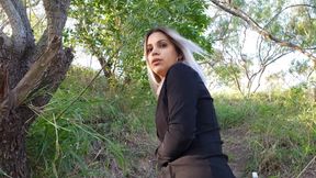 Sexy Lawyer, She Was Fucked Outdoors by a Stranger