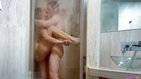 Wet Steamy Shower Morning Sex Gives a Passionate Couple the Perfect Start to the Day