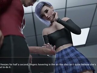 Stepmom Made Me Boner in Dark Theater and Stranger Girl's Handjob in Theater Restroom - Shadows of