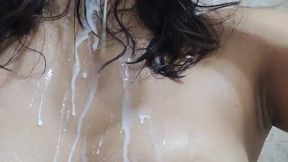 Curvy teenage girl masturbates and dreams of creamy mouthful