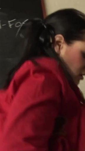 Jaw-dropping moment from "Learning about flavored condoms ends with the brunette"