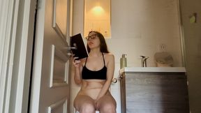 Reading and going to the toilet