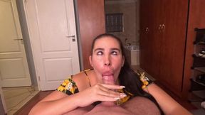 Dual Milking Session: Slut Swallows & Receives Facial