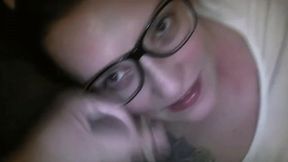 GLASSES CUMSHOT AND SWALLOW - HD