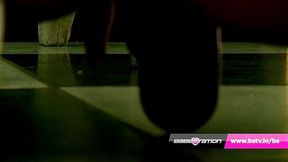 blonde leah and tina lesbian anal sex in nightclub toilet