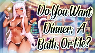 [F4M] 😽 Your Neko GF Becomes Your Naughty Maid For The Night ❤️💦 [Me x Listener] {Full Lewd ASMR}