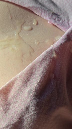 Hot Handjob and Cum on My Cute Pyjamas!   Clip 2