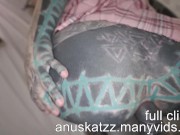 Tattoo dread couple splittet tongue bj ass to mouth anal pussy fuck cumshot