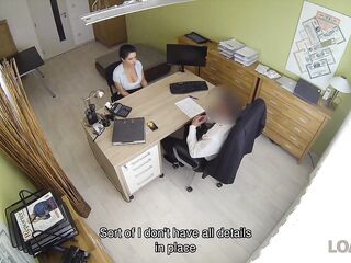 LOAN4K. Buxom honey needs a lot of cash so that babe suggests her rectal hole