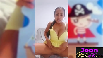 Asian big tits teen Joon Mali tries new big sex toy after passion posing