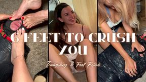 6 Feet To Crush You : Trampling & Feet Fetish