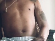 Black twink caught jerking watching anime