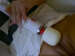 Blonde tight pussy babe solo toy fun in glamour masturbation