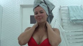 I dry my long hair with towel and with fen cc