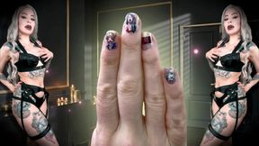 Ahegao Nails Cum Slut Training - JOI , CEI