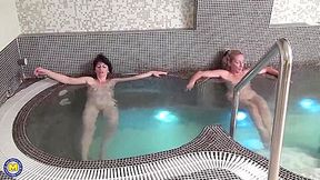 Mature Ladies Unwinding And Getting Naked - Anika H., Petrine And Svetla M