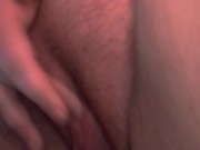 Bbw plays with herself after hanging out with boy bbf