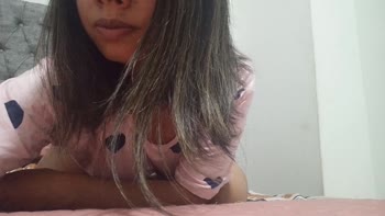 Jovencitaa's Steamy Step Fantasy: Masturbating in All Fours
