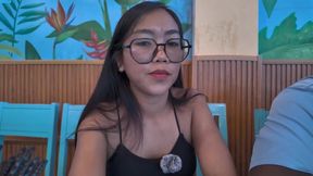 Filipina Brille Puppe gechwürmt von BBC Dom versaut