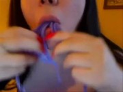 Chubby Slut Panty Stuffing Panty Fetish With Dirty Talk On Webcam
