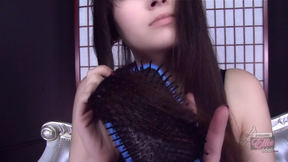 LISTEN TO MY HAIR BEING BRUSHED