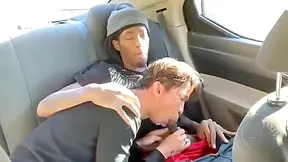 Asian Collage Guy Gets A Massive Black Dick In The Backseat Of The Car - Bussyhunt