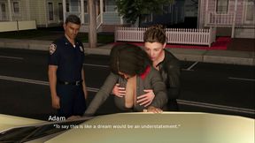 Project hot wife -  Getting touched by sexy policewoman (34)