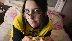 JOI Wanking at Me While Eating a Burger - Bunny Looner