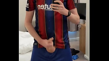 NorthSubA wanking in footy kit