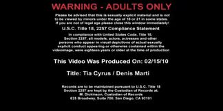 Tia Cyrus fucking in the living room with her natural tits